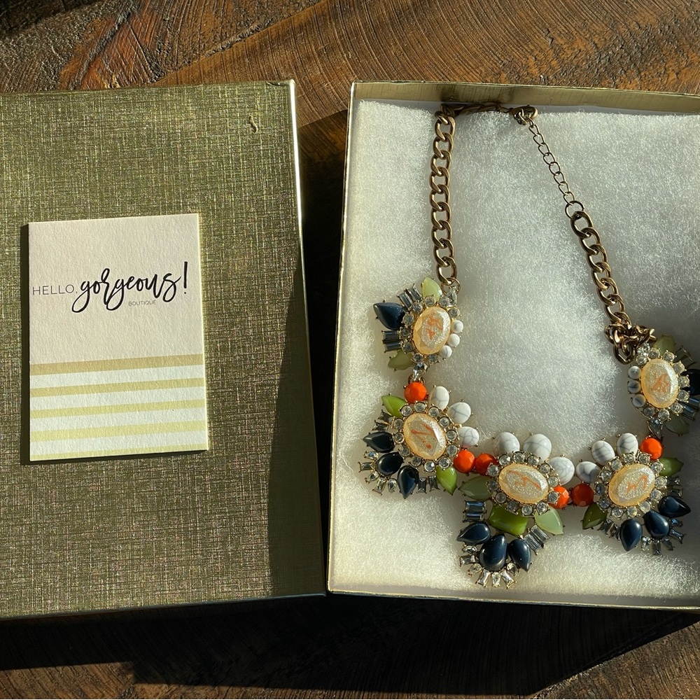 Elegant Multicolor Statement Necklace